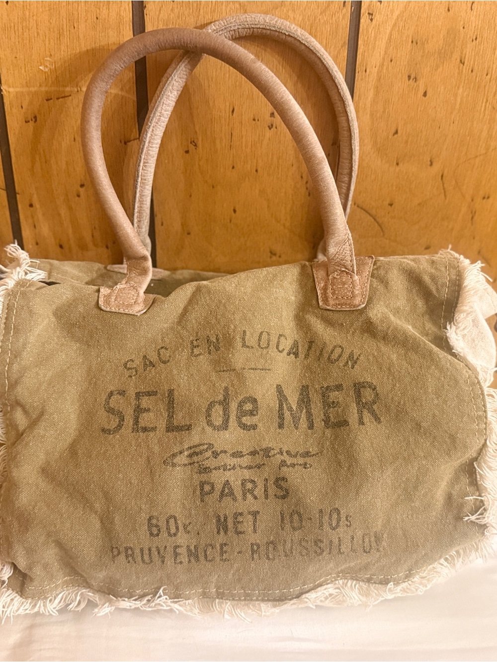 Canvas Tote Bag in Olive
